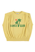 Fitted Sleeveless T-Shirt – "Dance Club" Print