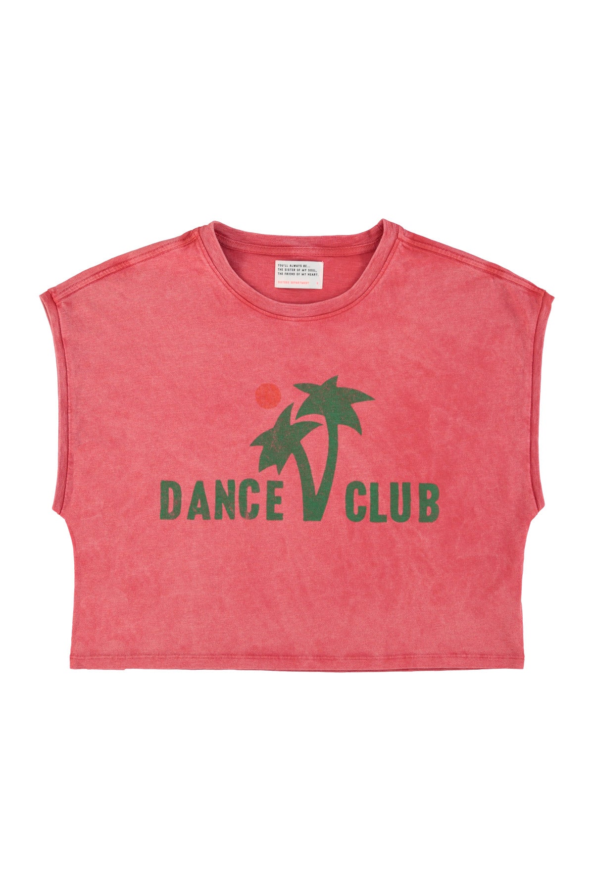 Sleeveless T-Shirt – "Dance Club" Print