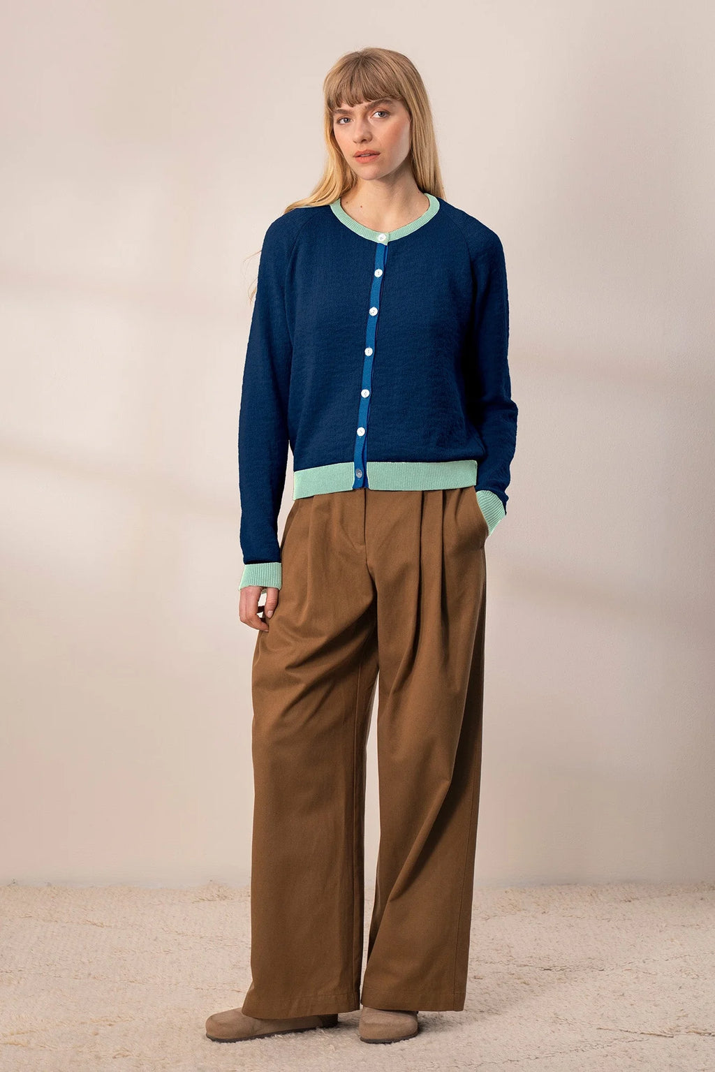 Atlas Cardigan Midnight blue