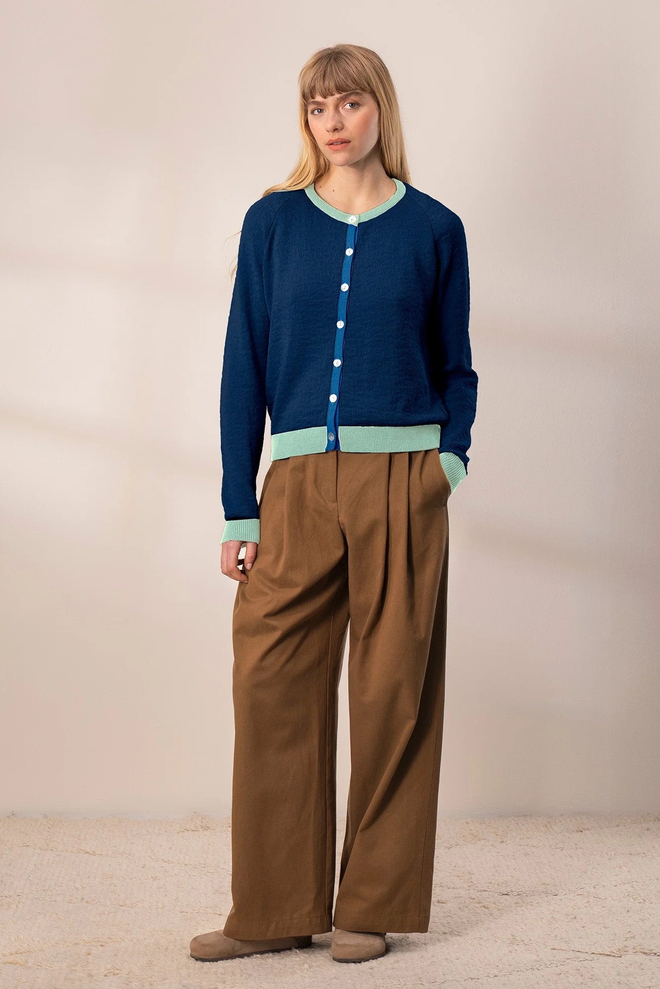 Atlas Cardigan Midnight blue