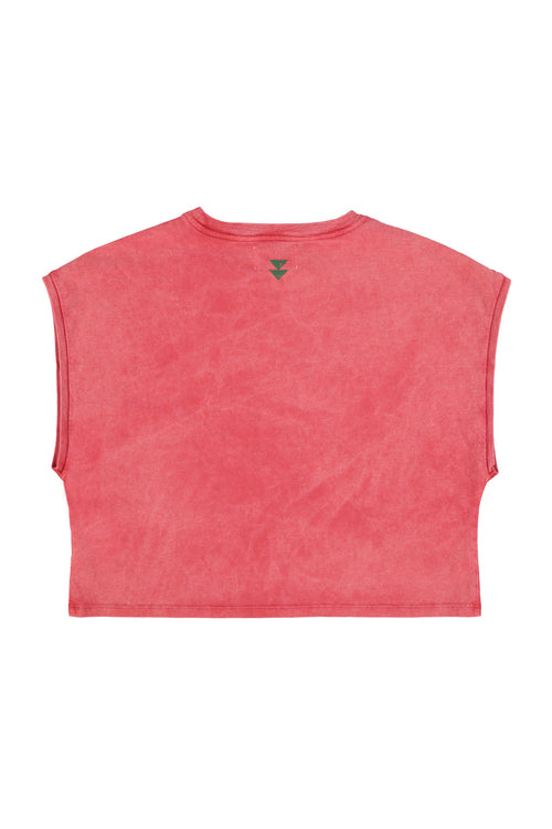 Sleeveless T-Shirt – "Dance Club" Print