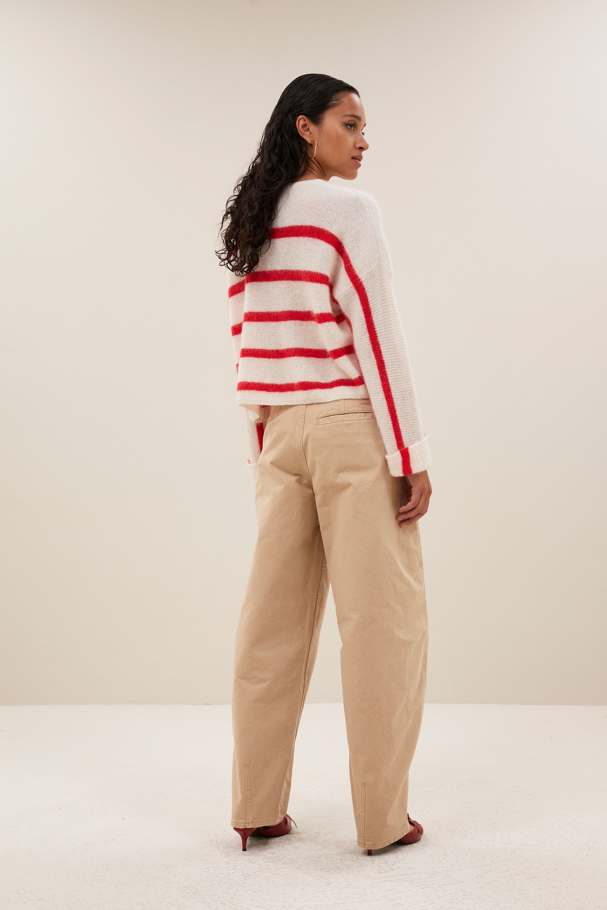 Vide Stripe Pullover