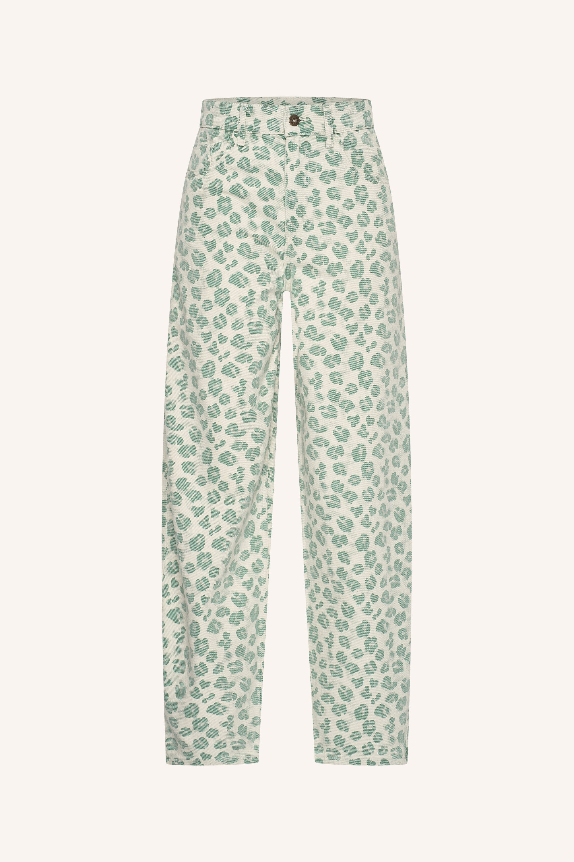 Lew Green Cheetah Pants