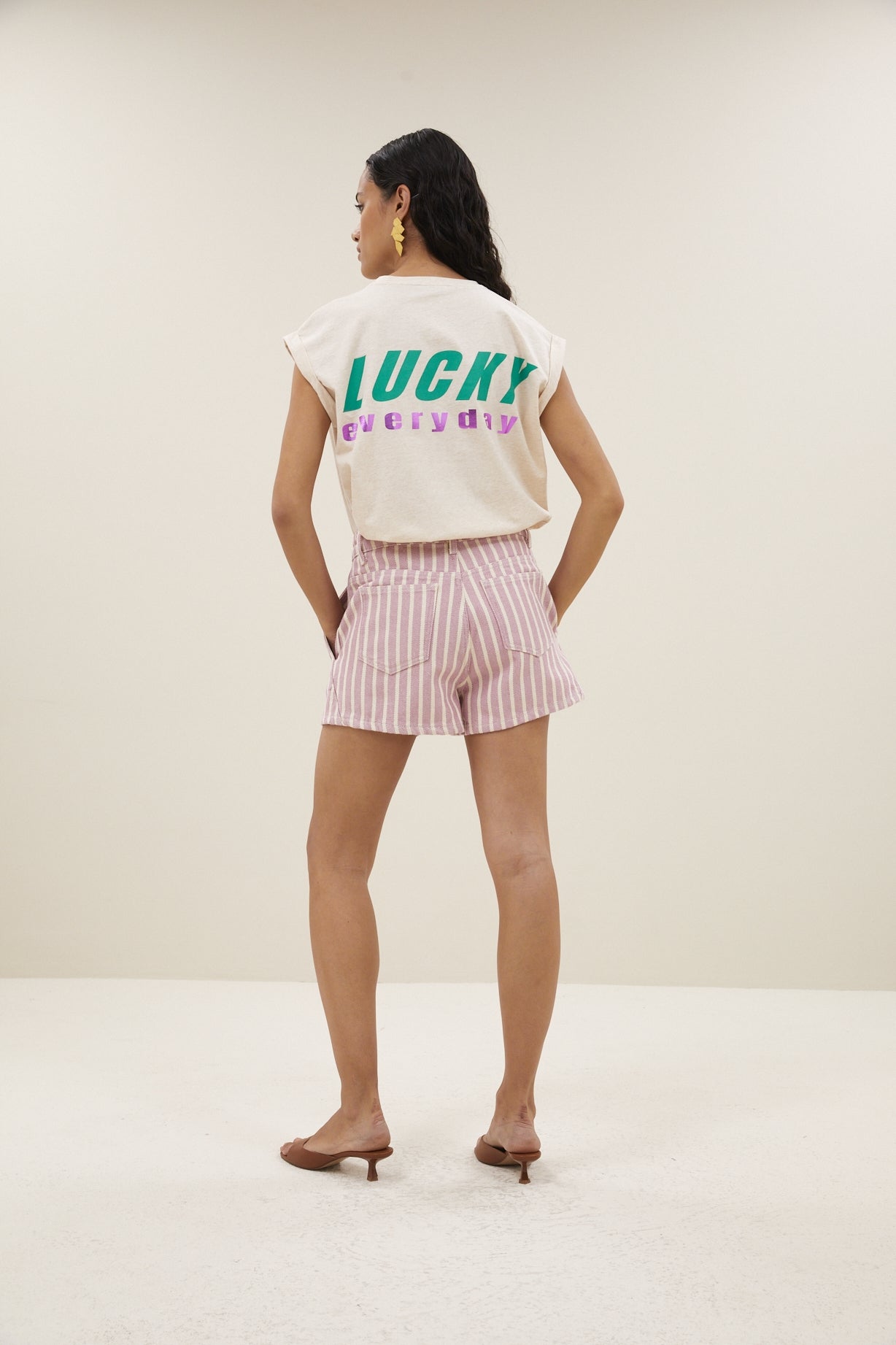 June Stripe Shorts