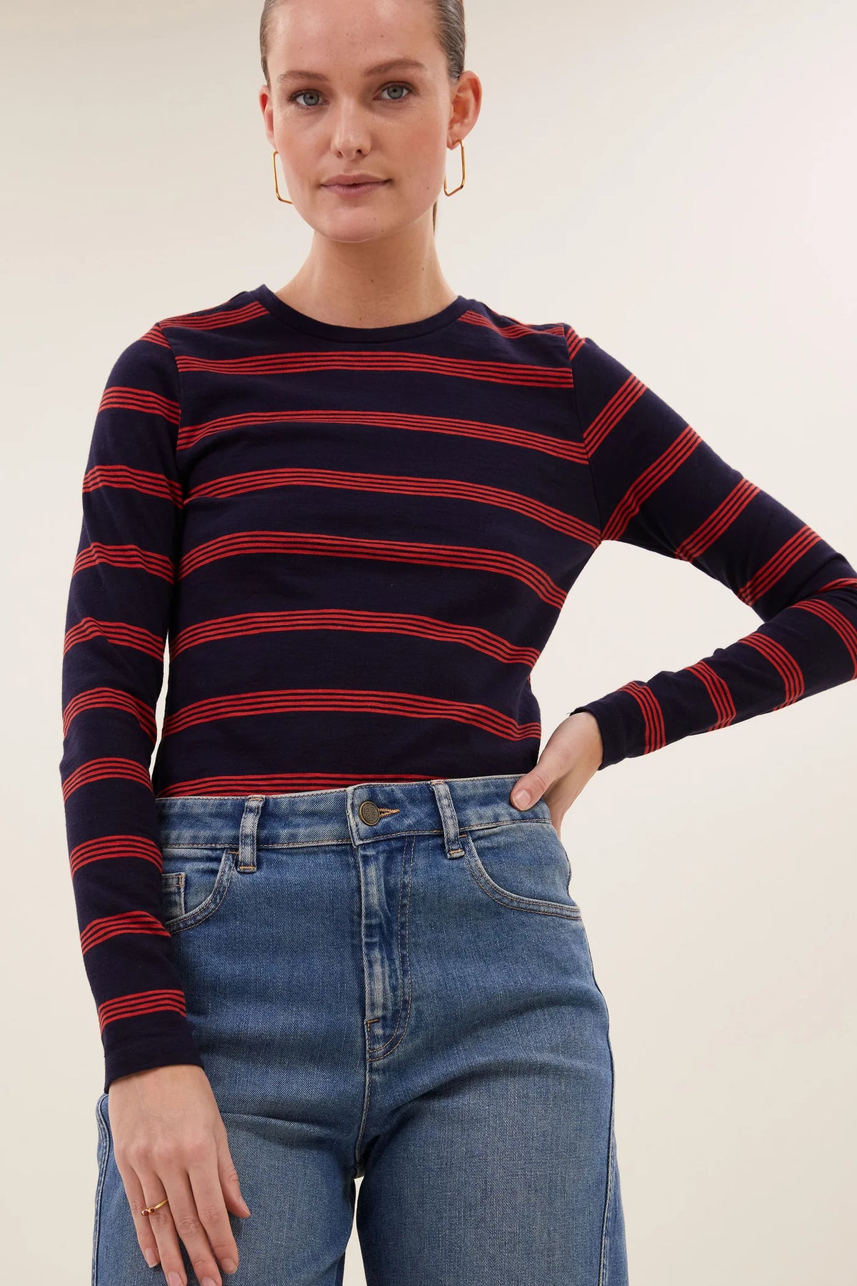 Mali longsleeve stripe top