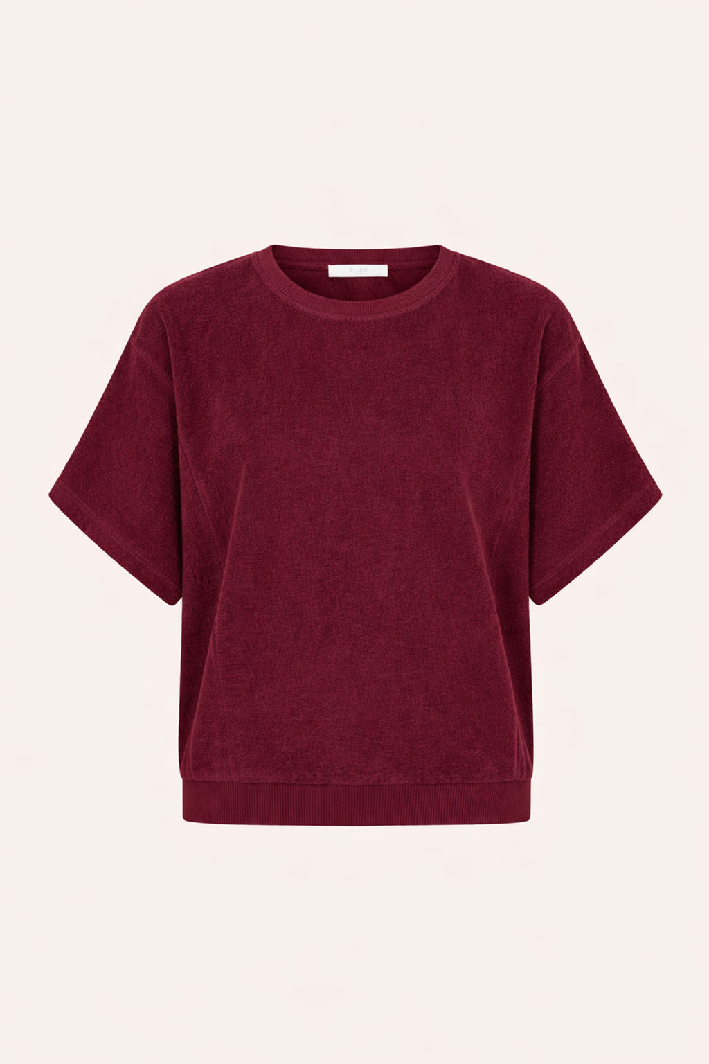 Nuki slub top - Burgundy