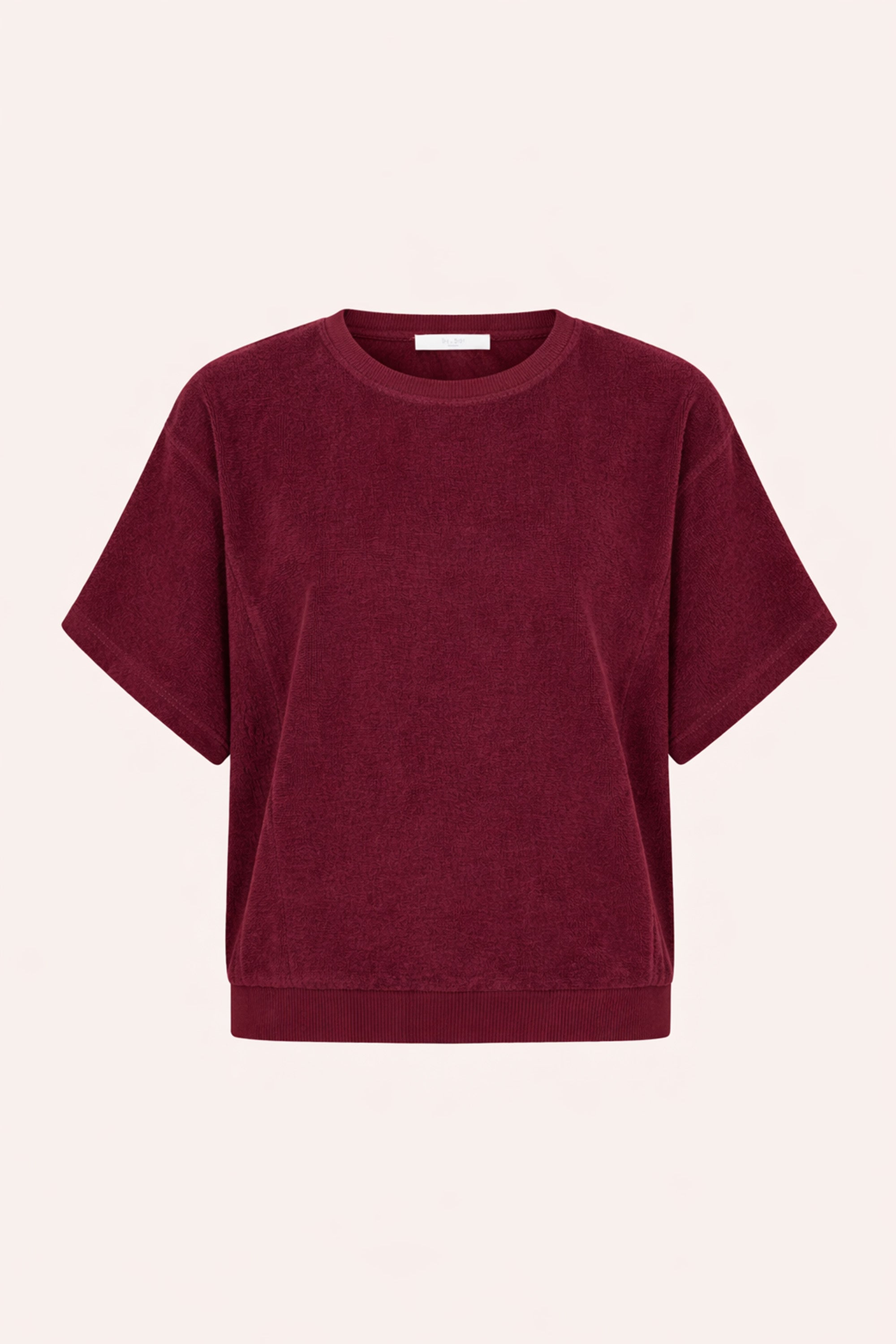 Nuki slub top - Burgundy