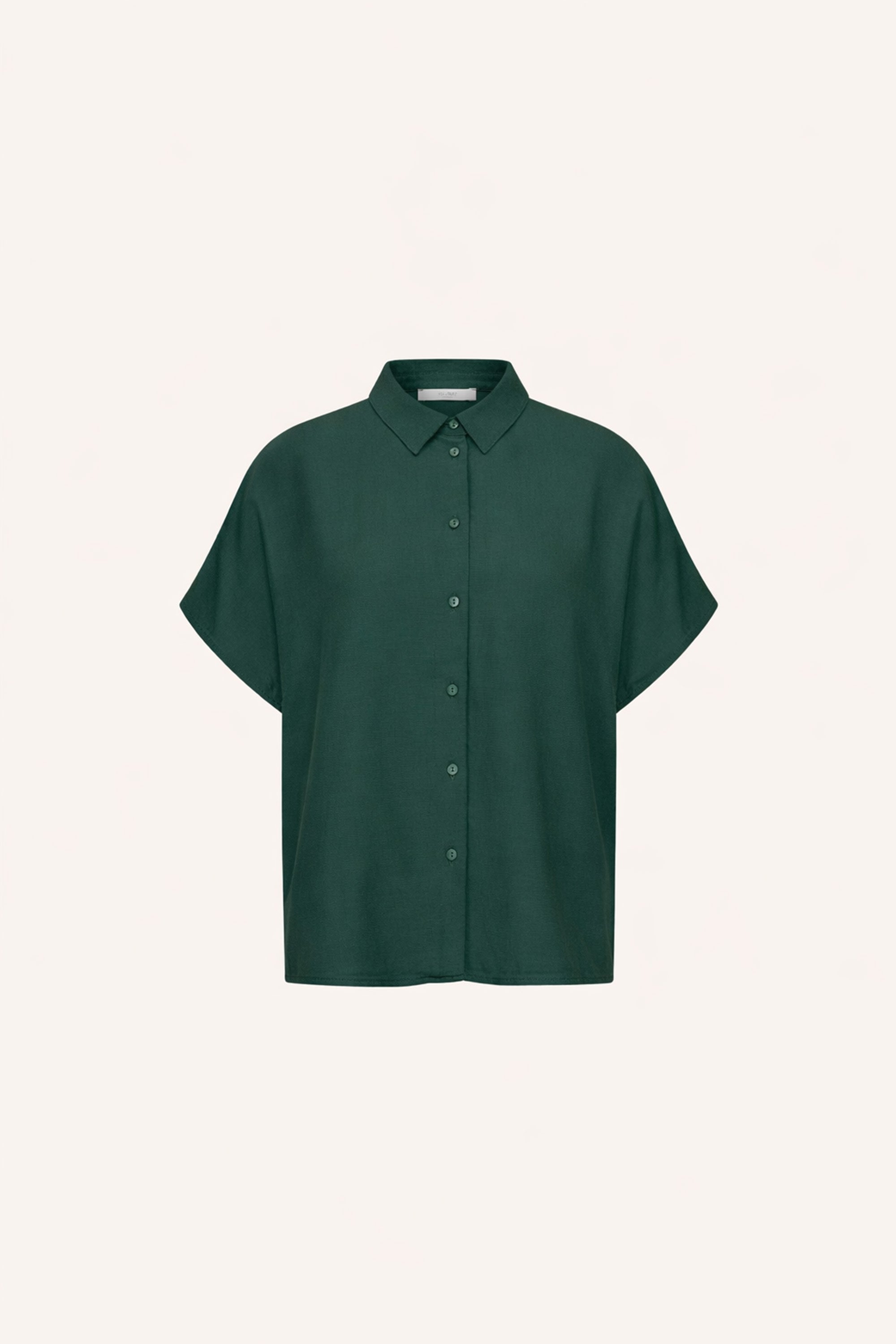 Barley viscose blouse - Dried basil
