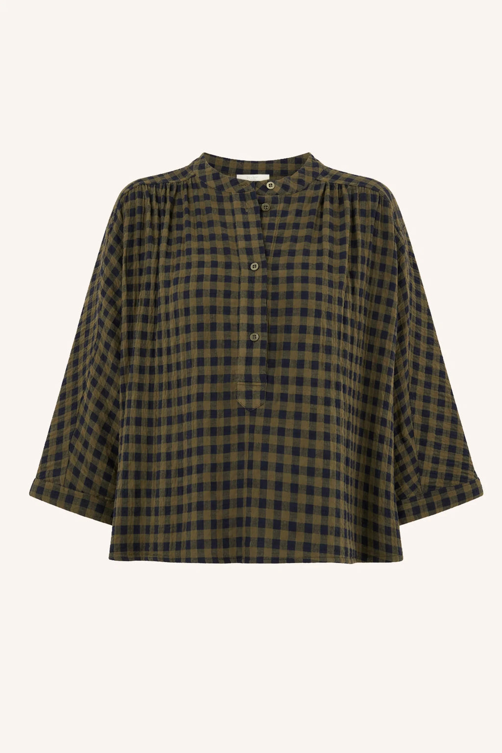 Jess blouse - Olive check