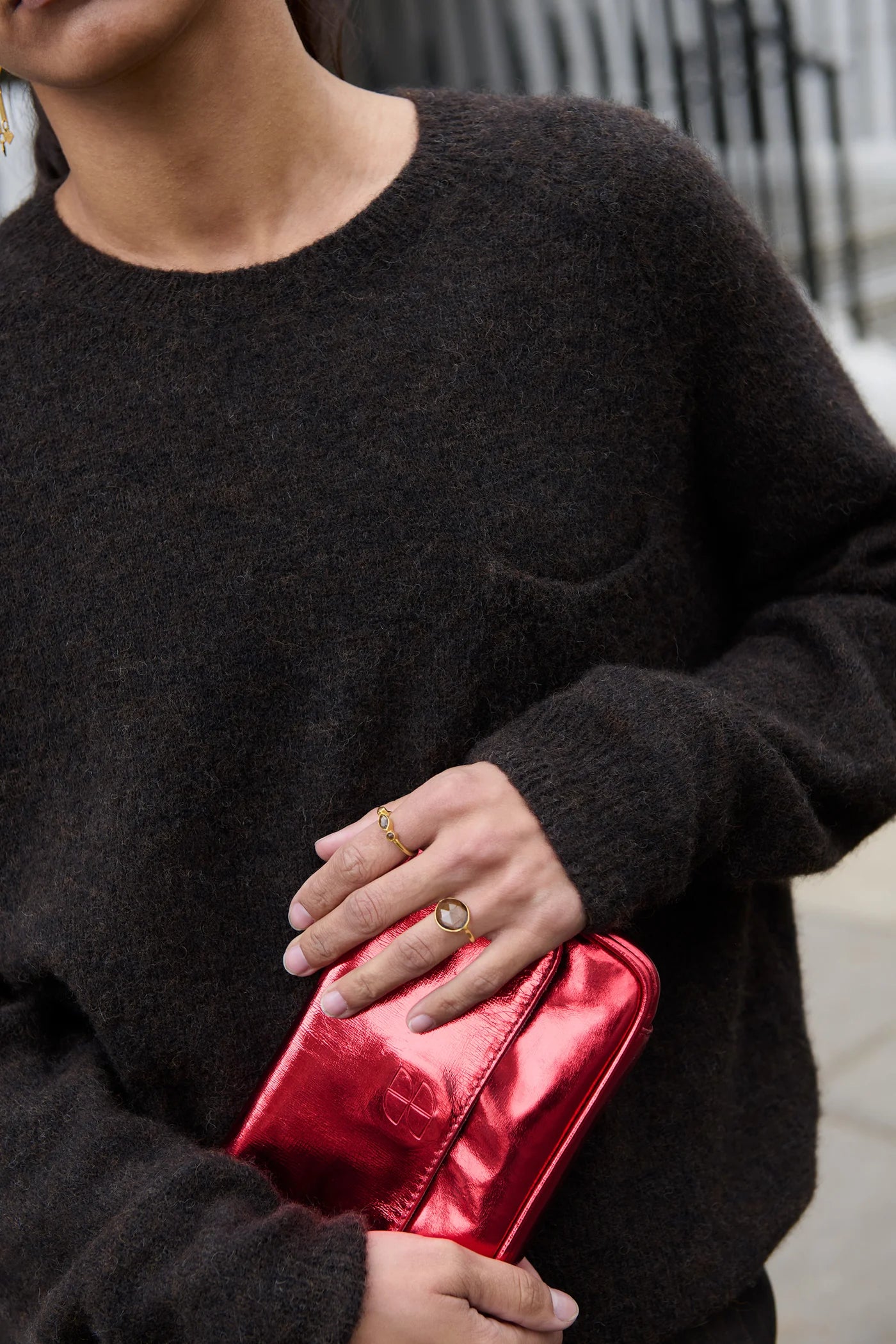 Polly pullover - deep brown