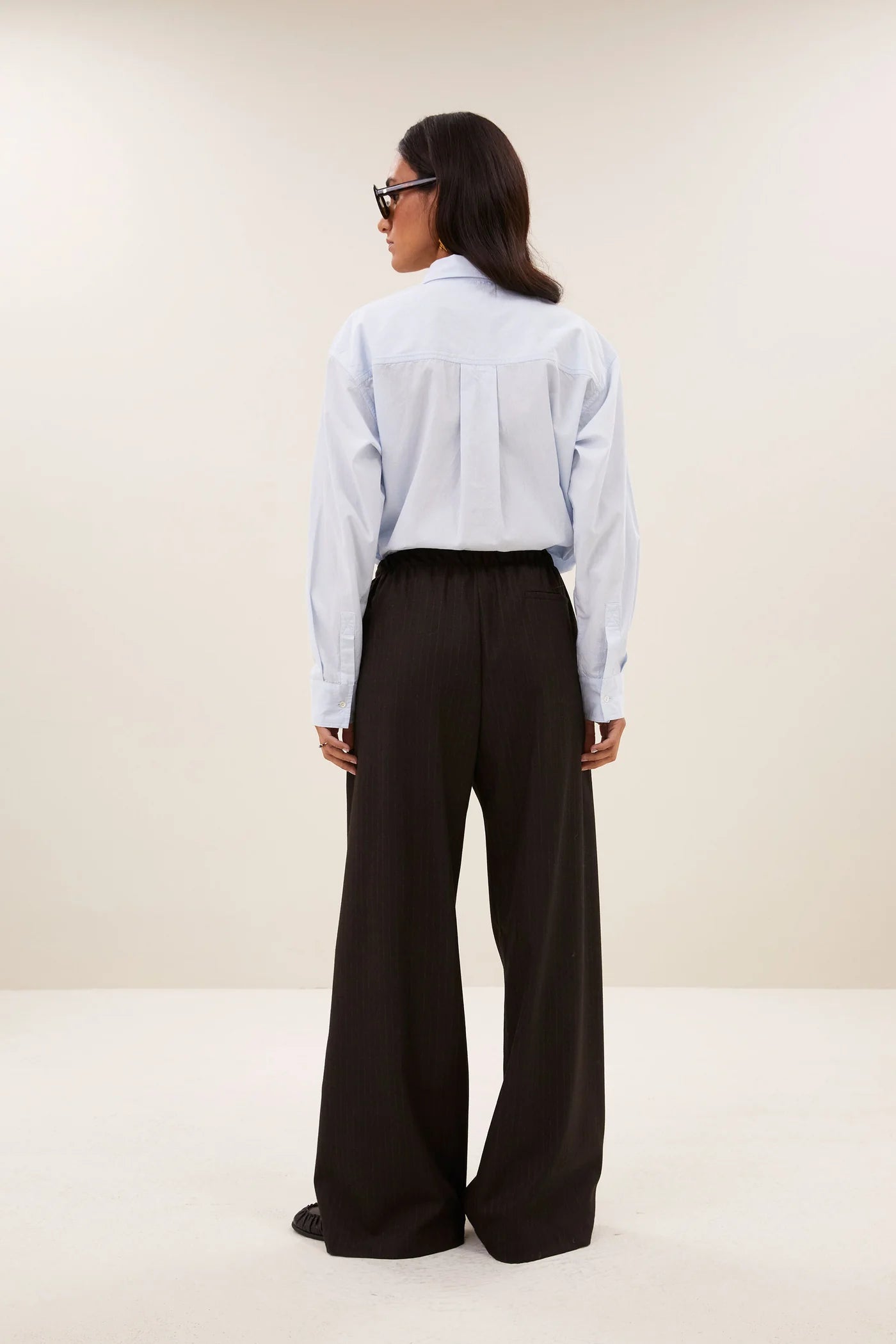 Pelle pinstripe pants - Brown
