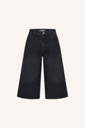 Noho long denim shorts - Jet black