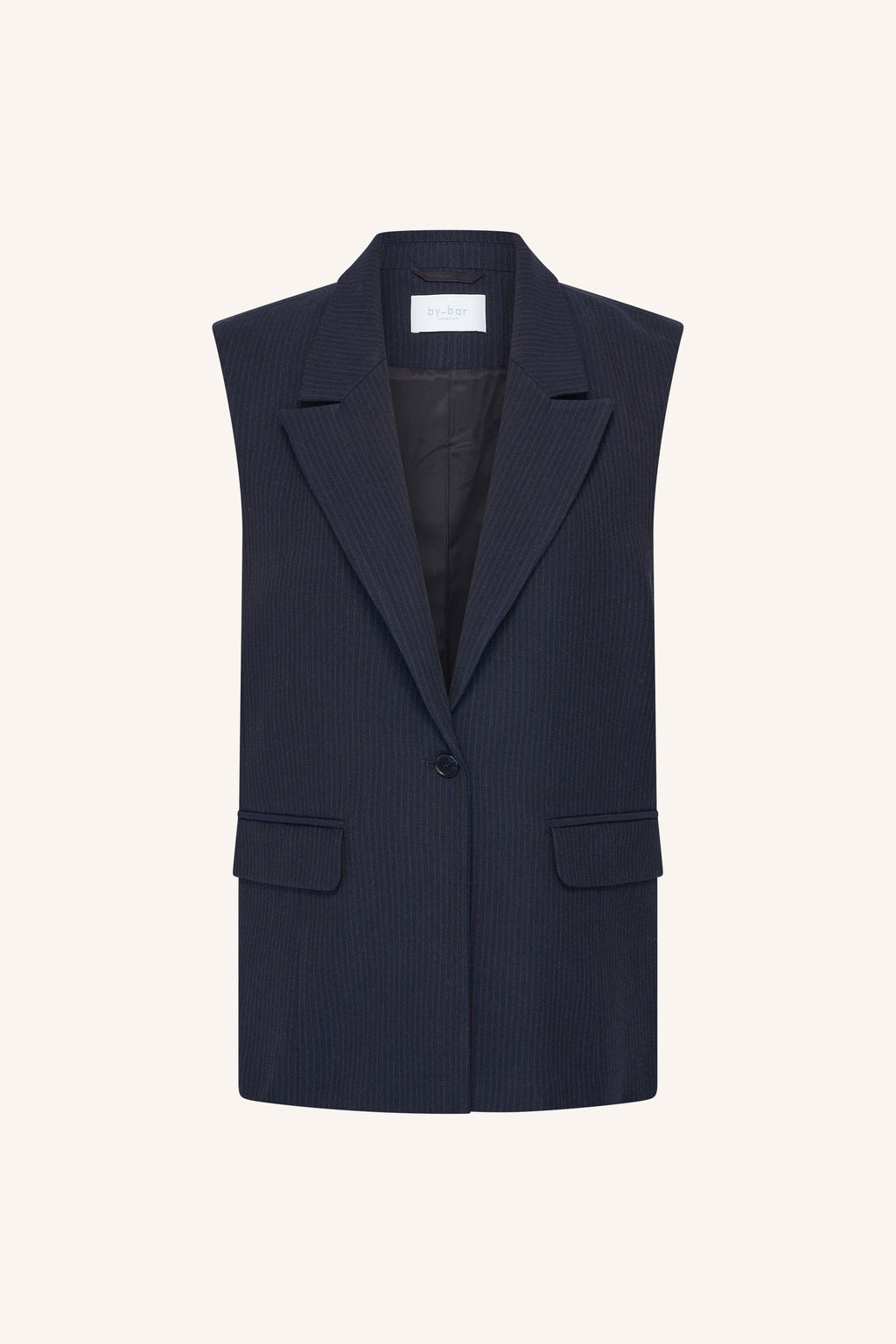 Nes copper stripe gilet