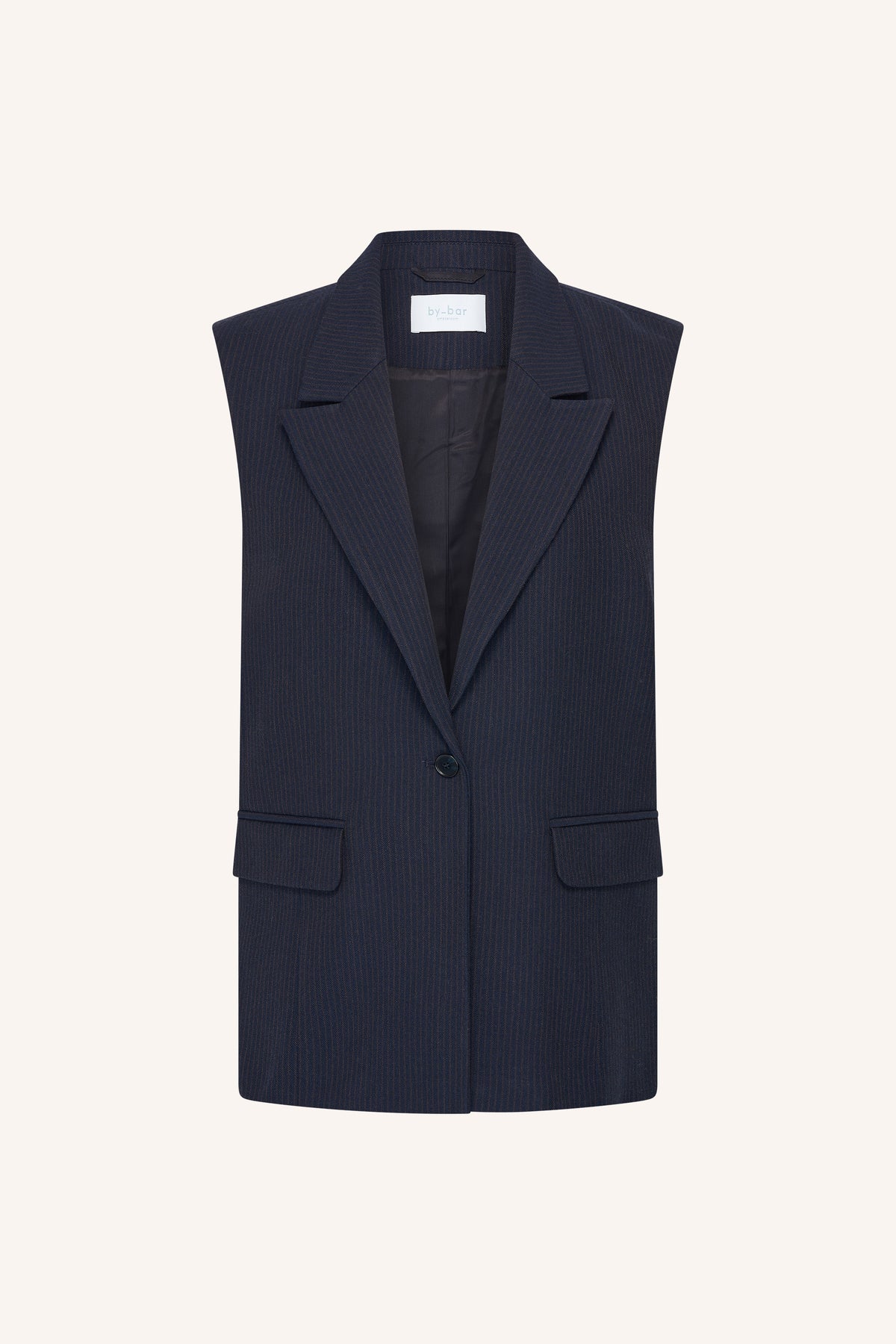 Nes copper stripe gilet