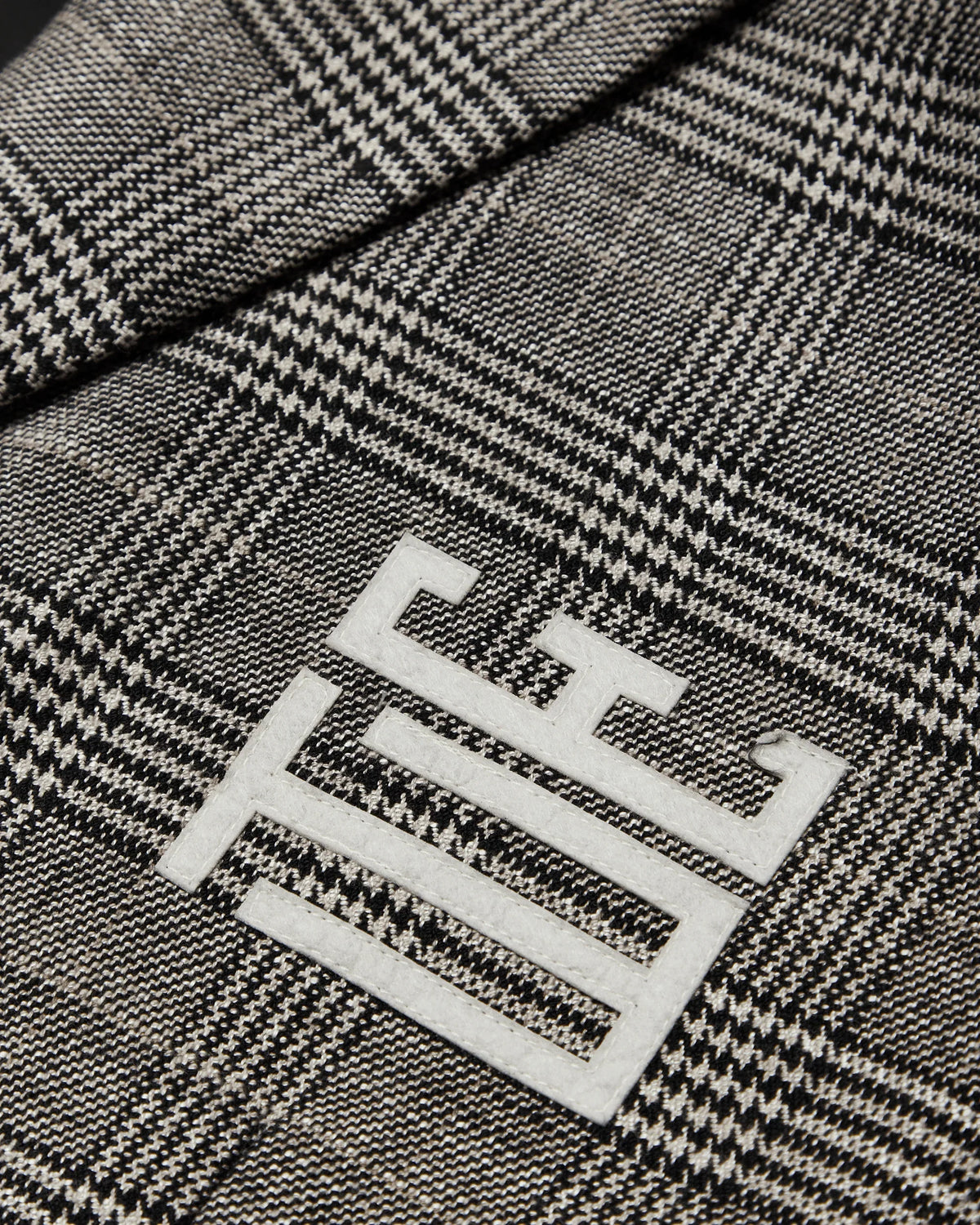 Yun check blazer