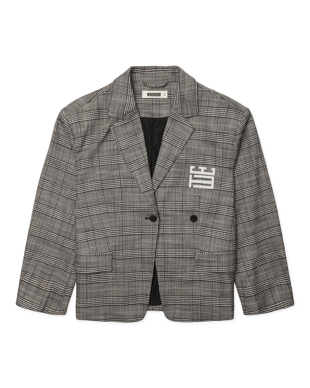 Yun check blazer