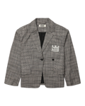 Yun check blazer