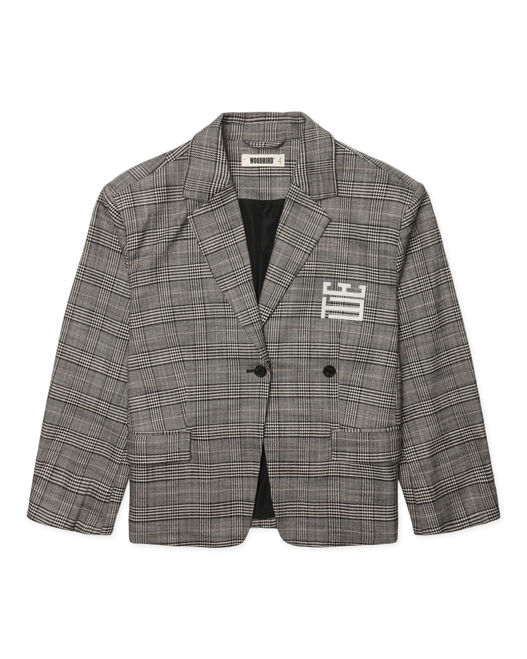 Yun check blazer