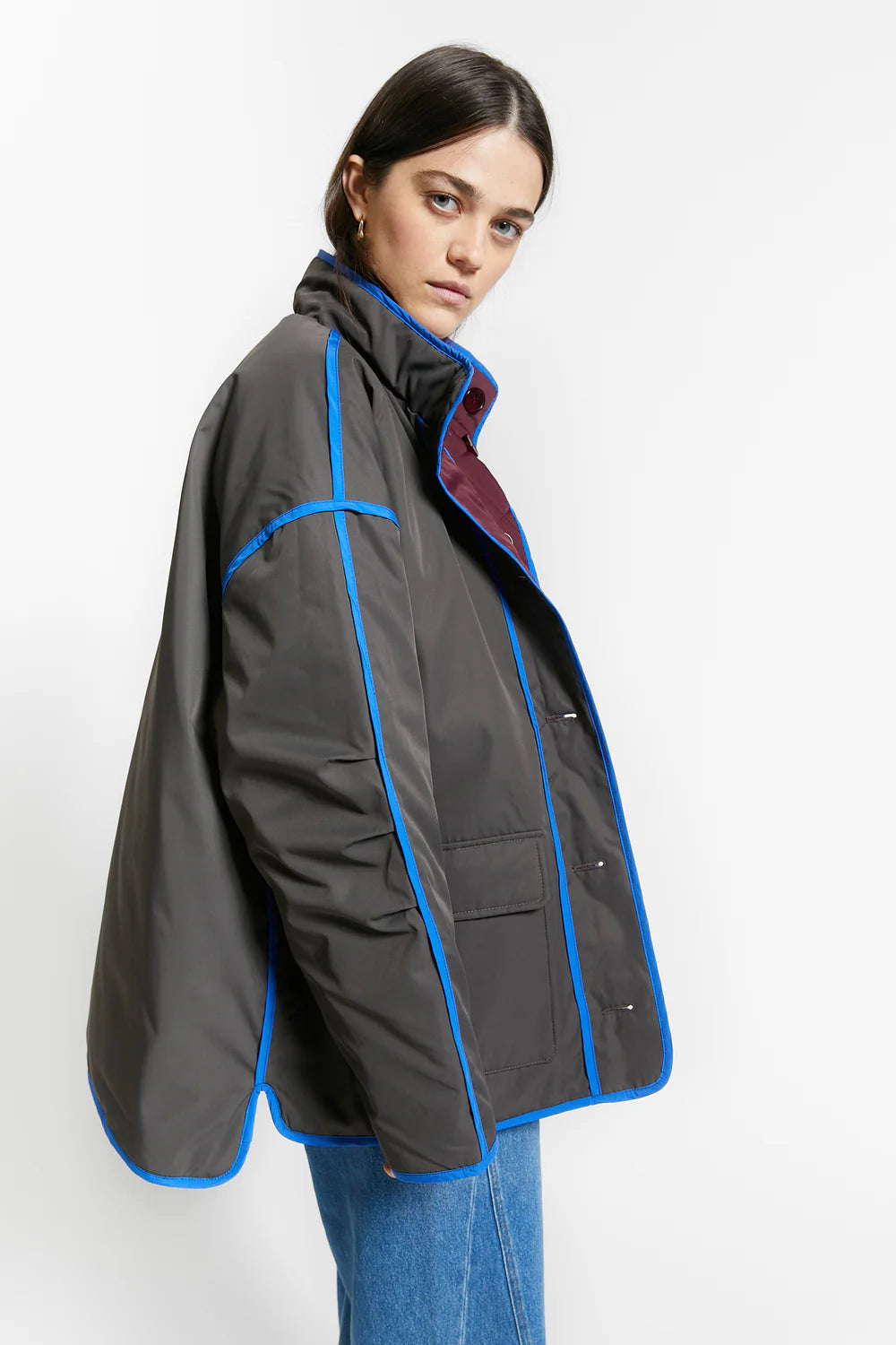 Warmup jacket steel - Reversible