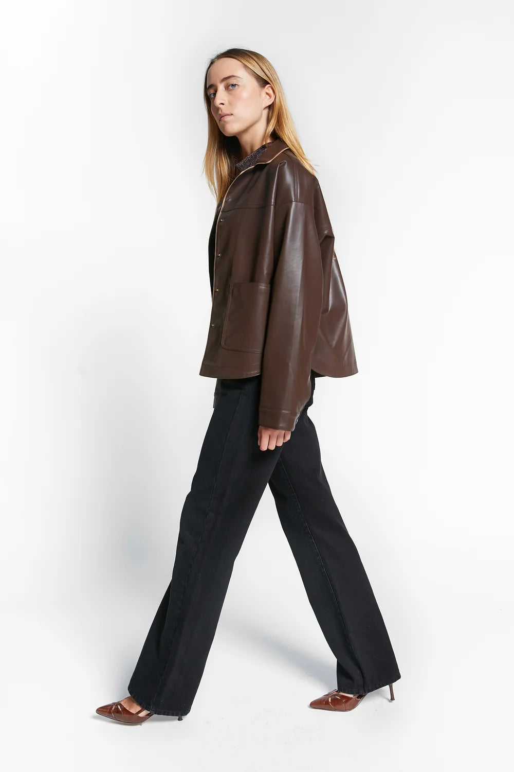 Waves denim straight leg pants - Black