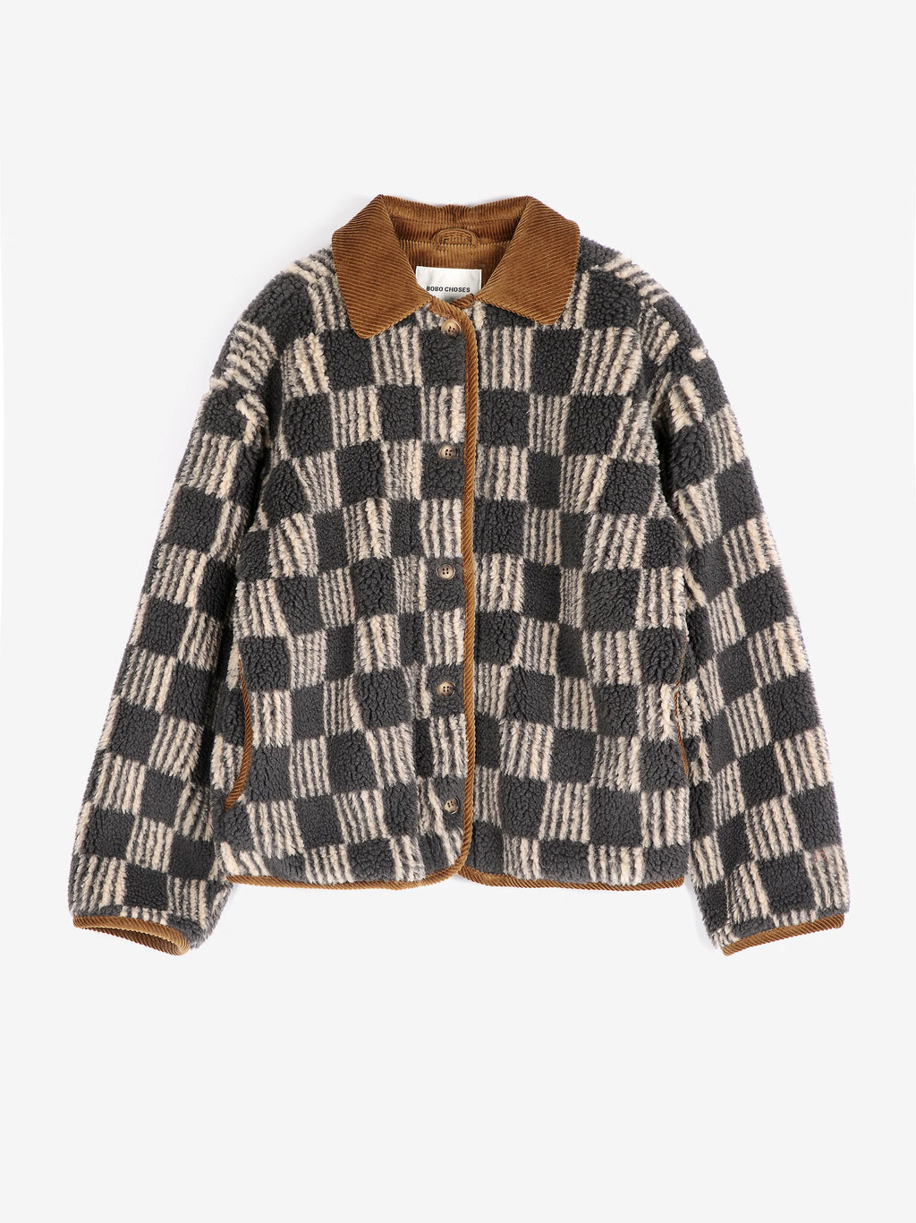 Sherpa jacket - Almost moiré allover