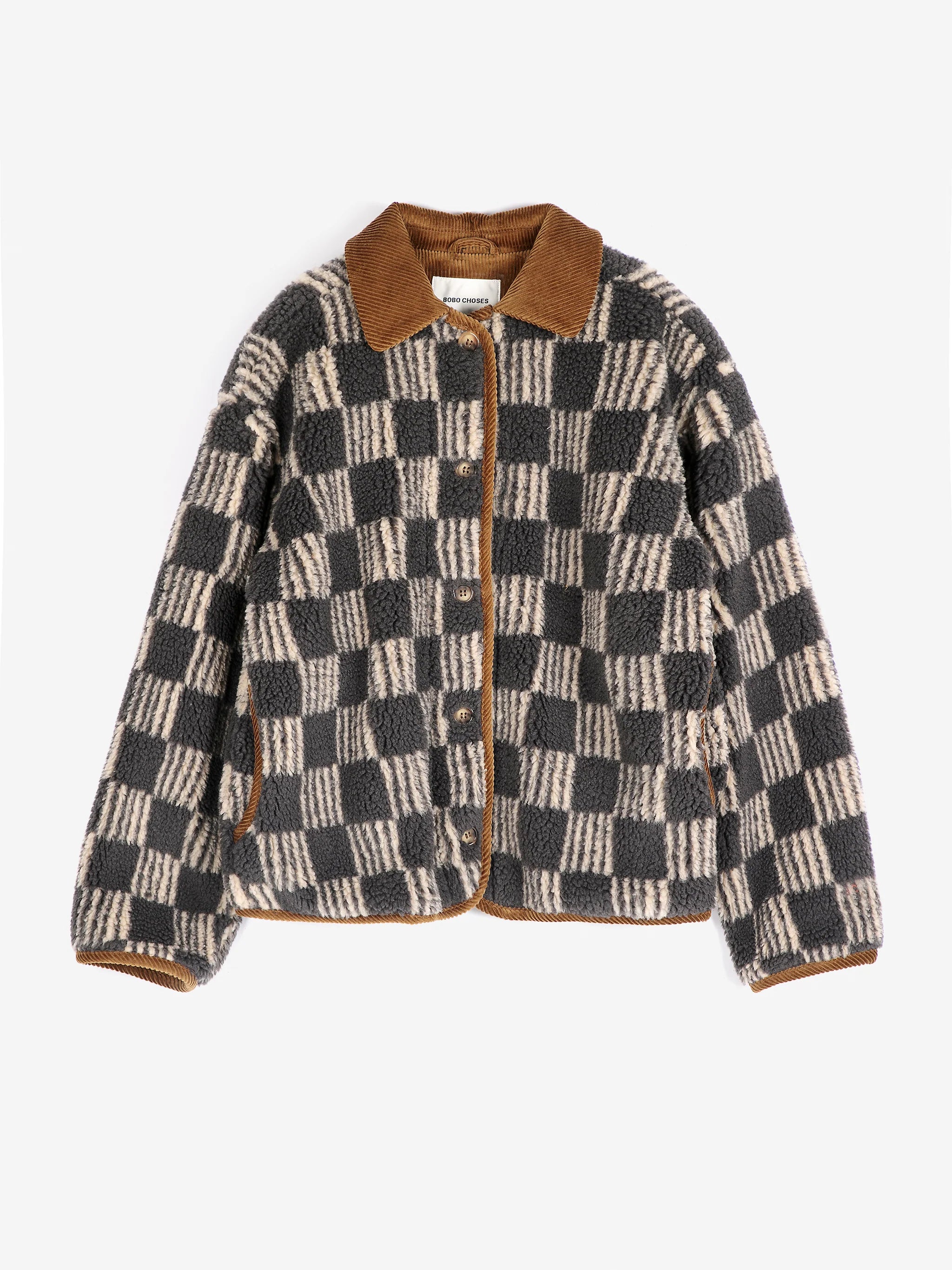 Sherpa jacket - Almost moiré allover
