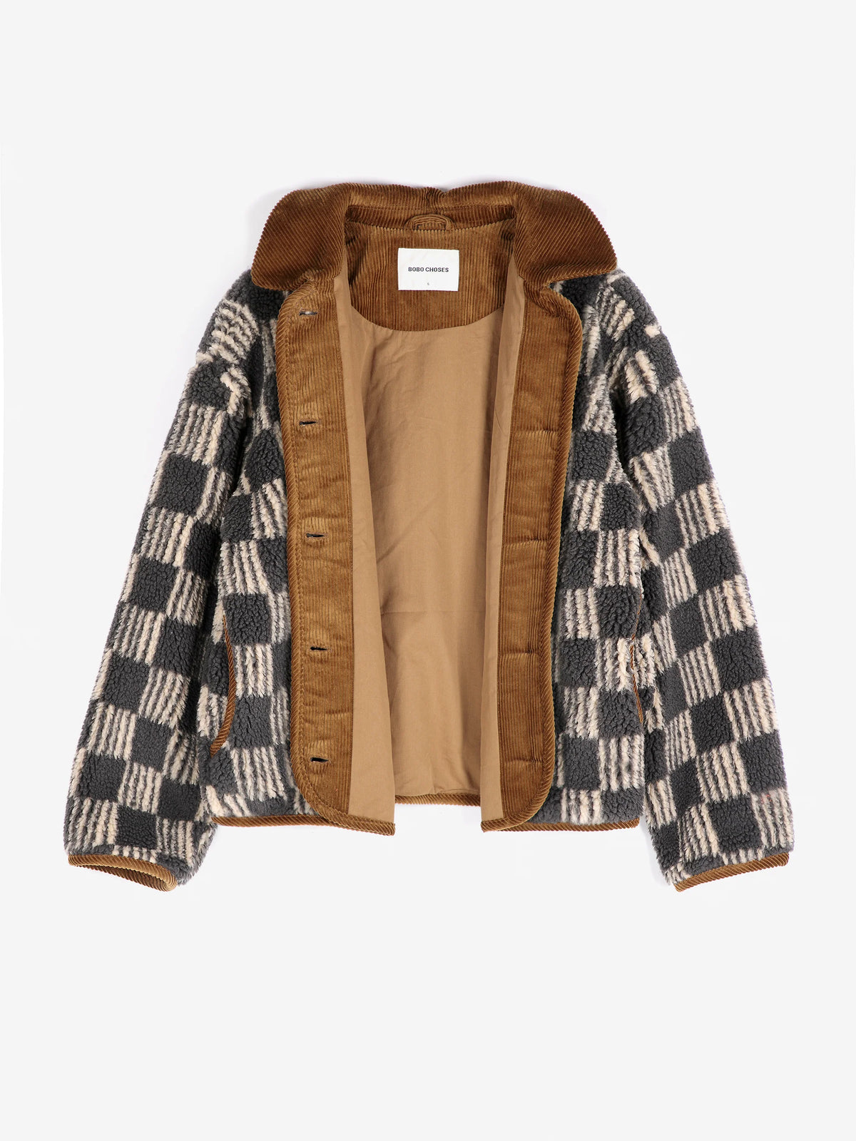 Sherpa jacket - Almost moiré allover