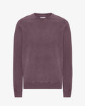 Organic oversized crew - Faded grape