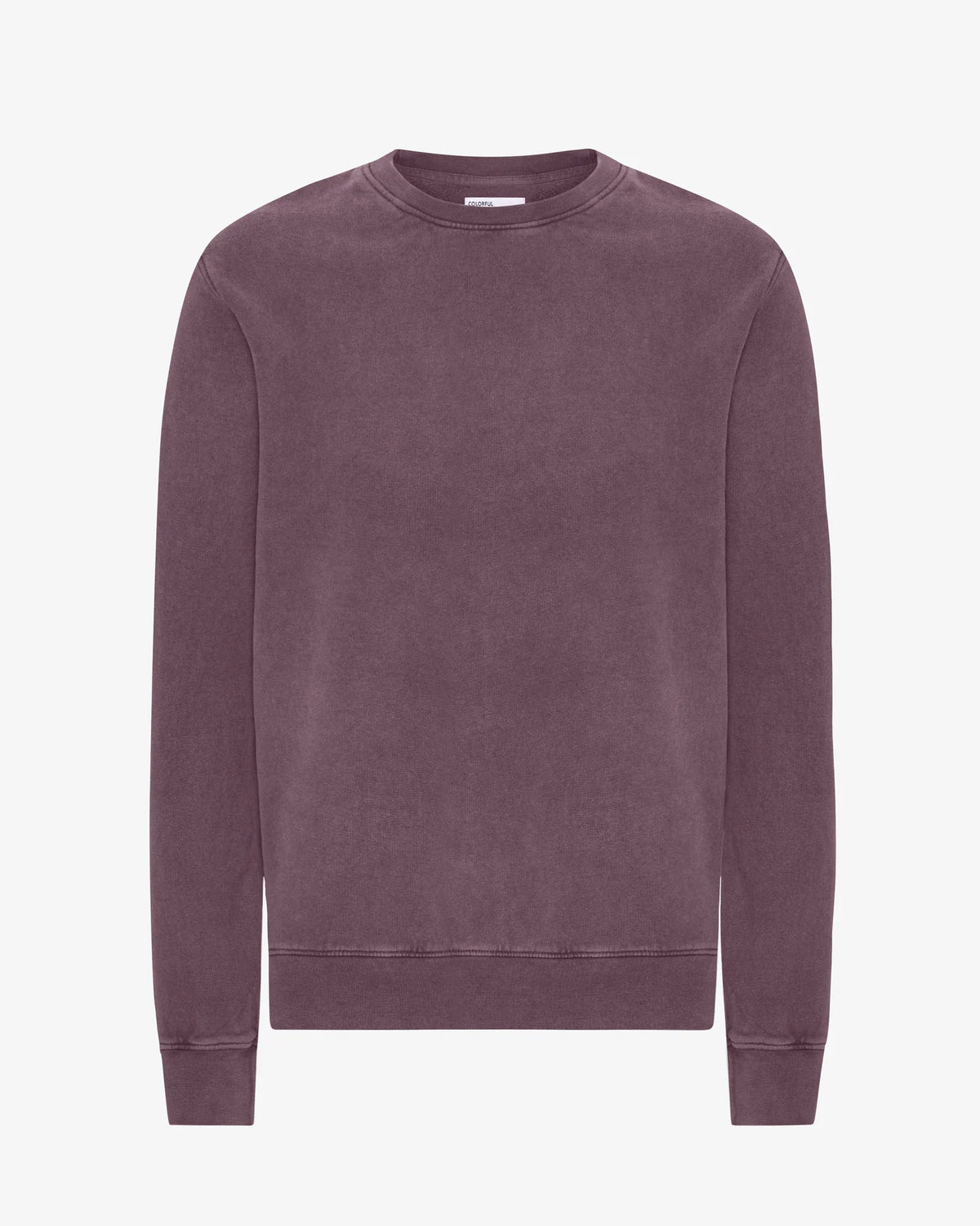 Organic oversized crew - Faded grape