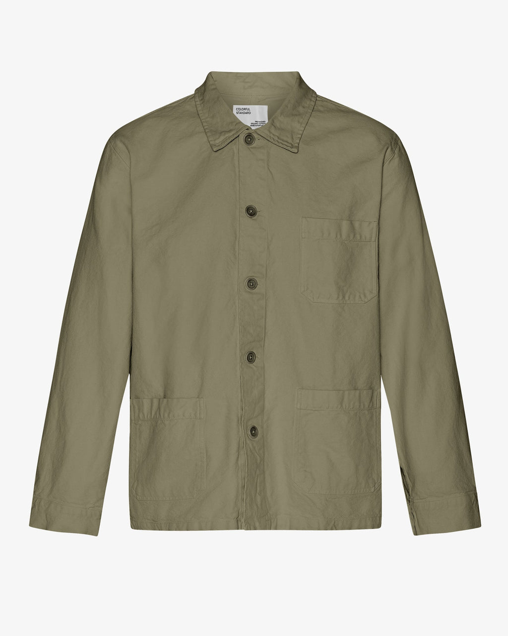 Organic workwear jacket - Dusty olive