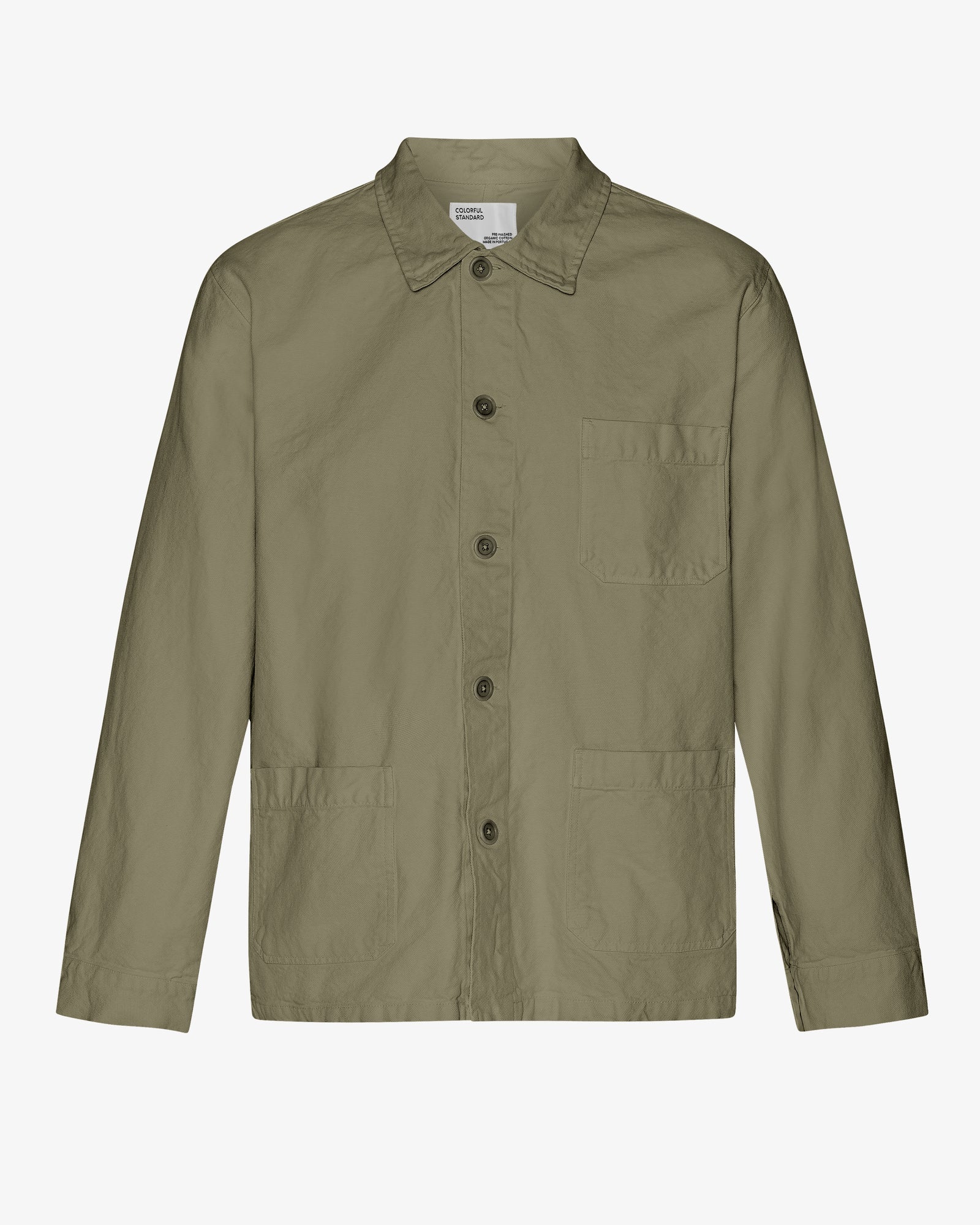 Organic workwear jacket - Dusty olive