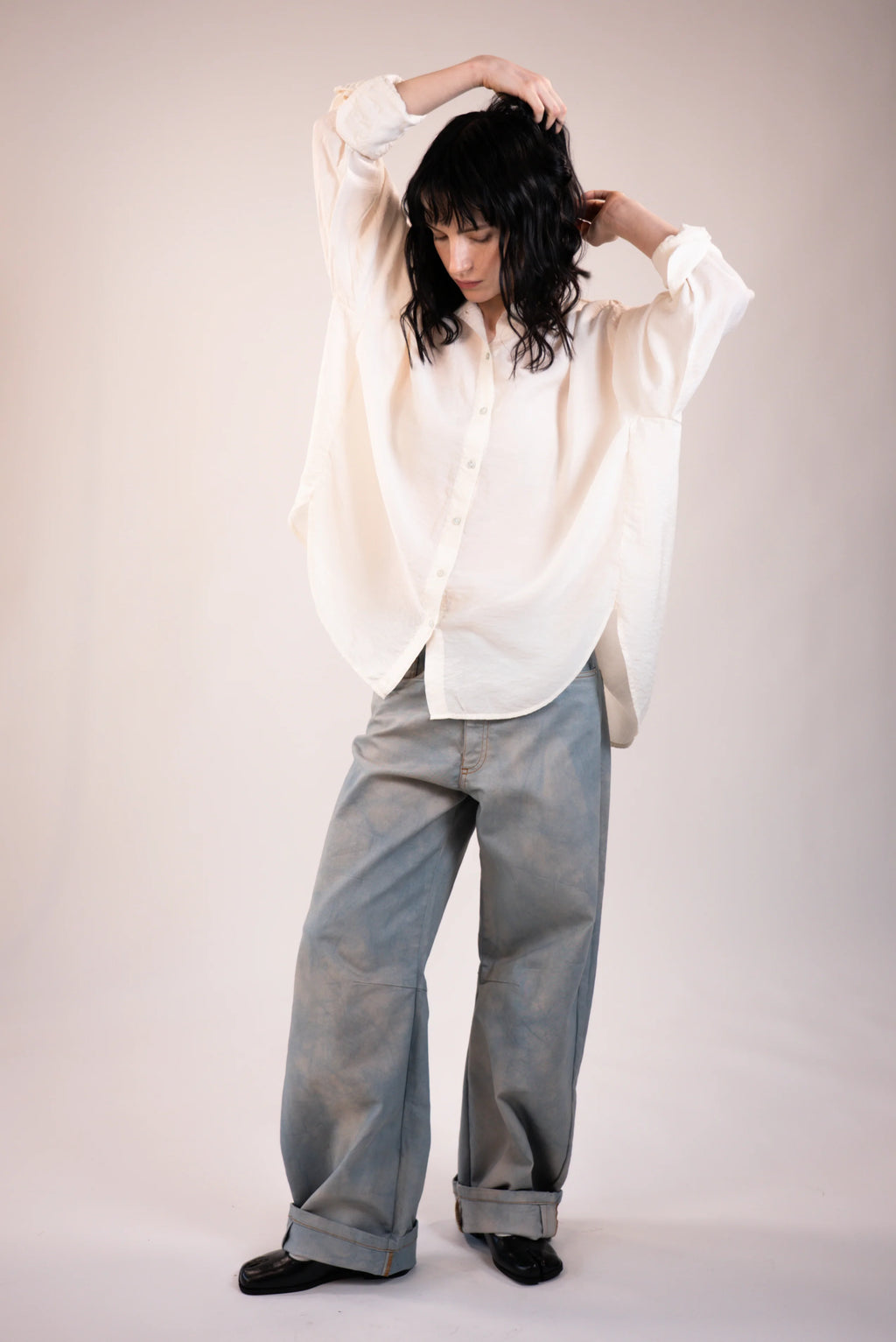 Danny - Clouds silver hand-dyed