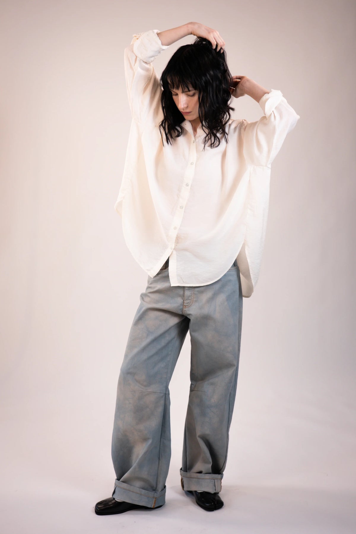 Danny - Clouds silver hand-dyed
