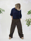 Ambassador Pants – Gabardine Satin Ebony