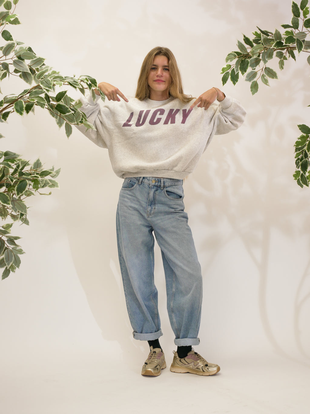 Lili speed sweater - Light grey melee