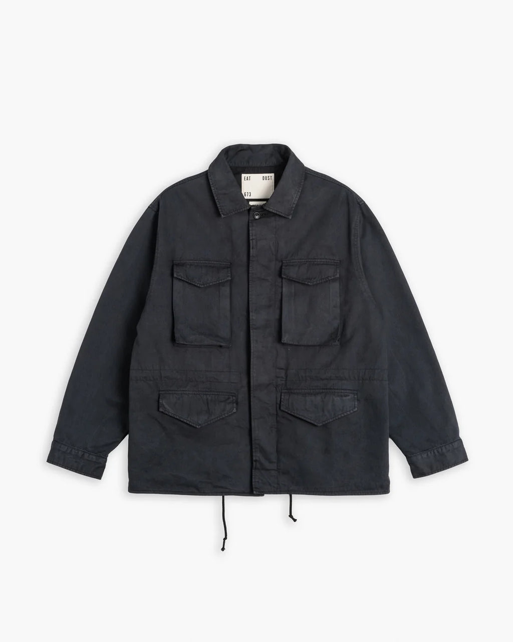 Jungle jacket – Gabardine satin asphalt