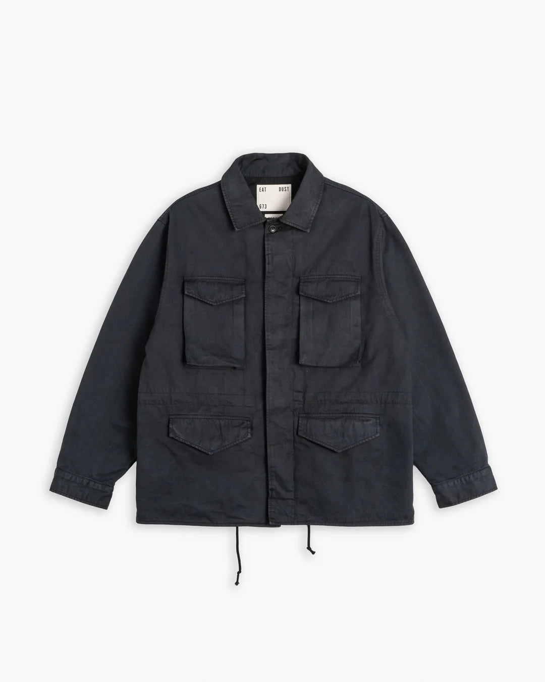 Jungle jacket – Gabardine satin asphalt