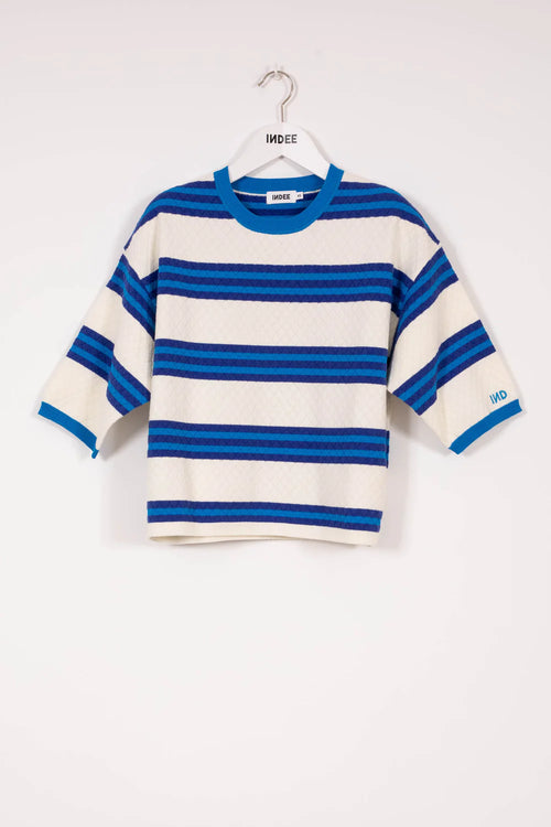VELVET – Box Pullover with Stripes