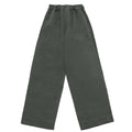 One tuck wide fatigue pants charcoal - one size