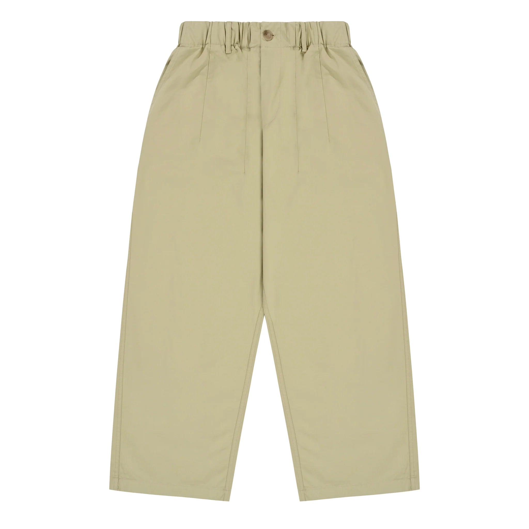 Pintuck Wide Chino Pants
