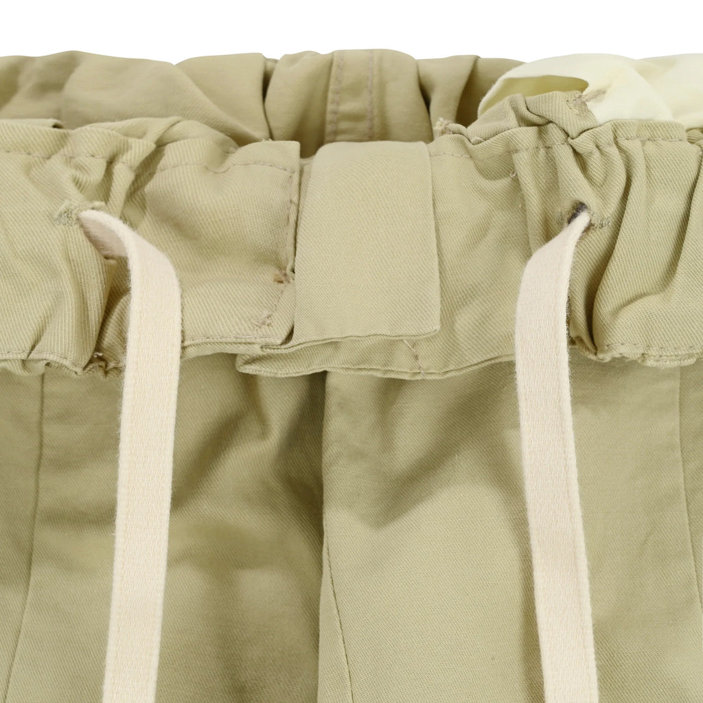 Pintuck Wide Chino Pants