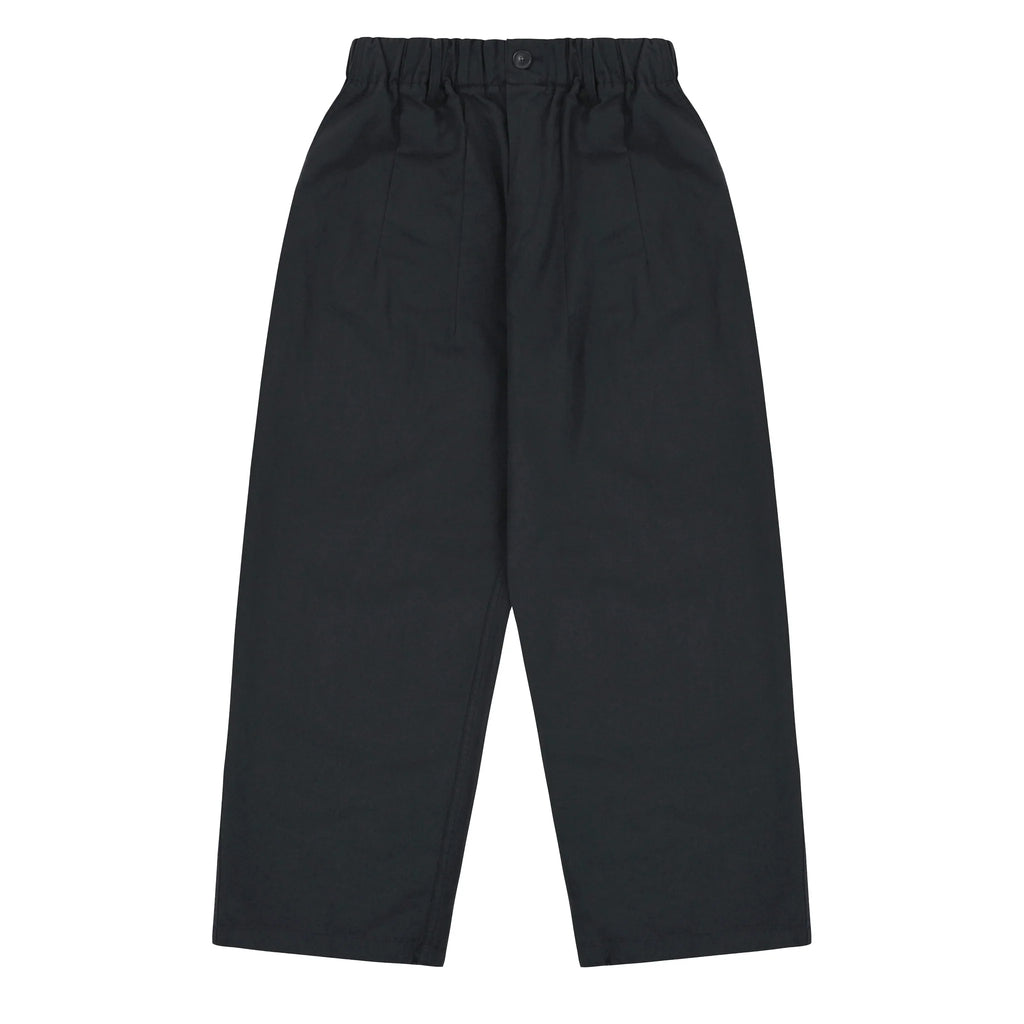 Pintuck wide chino pants navy - one size