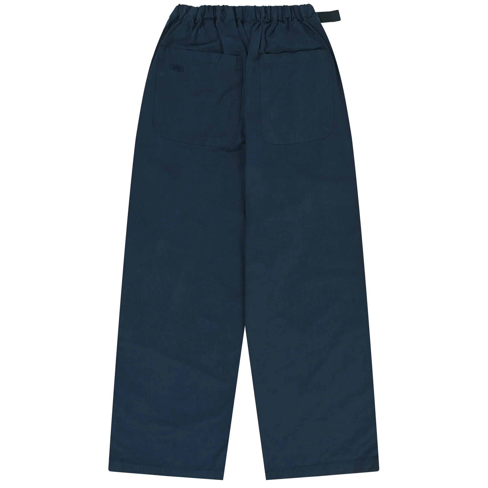 Two tuck wide pants blue - one size