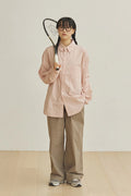 Twotuck wide CN pants beige - one size