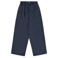 Two tuck wide kation pants washed denim - one size