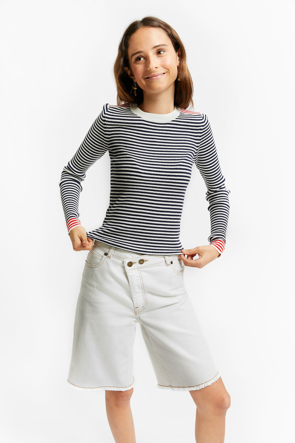 VESUVIO – Striped Pullover Long Sleeves