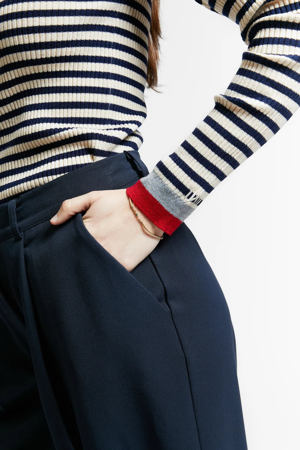 Weekend wide leg trousers - Navy