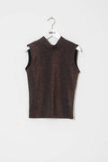 Wanna lurex top - Coffee