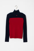 Wapiti high neck pullover - flame red