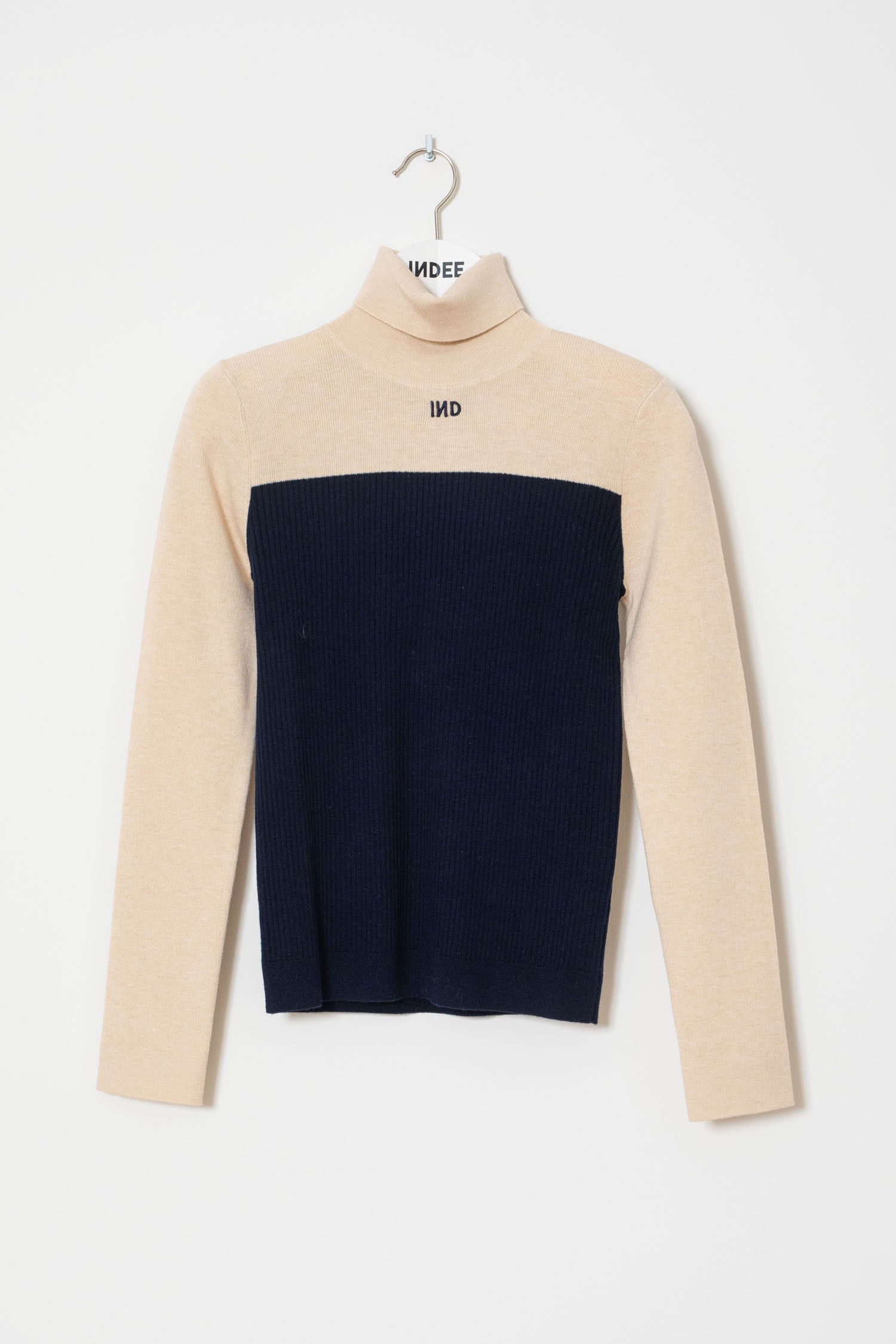 Wapiti high neck pullover - navy